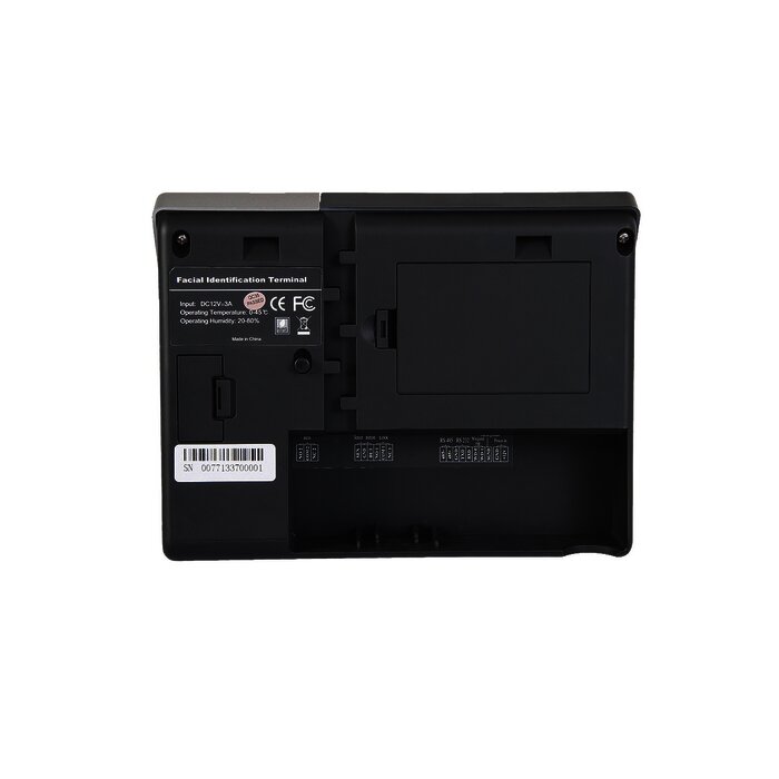 Terminal de reconocimiento Facial con lector de Huellas y Tarjetas / Soporta 1,200 rostros / Control de Acceso / Asistencia
