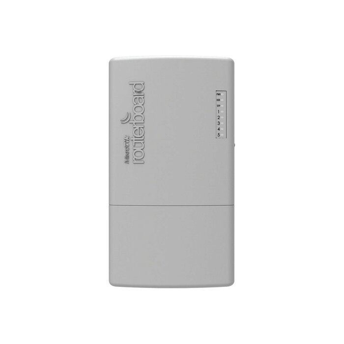 (PowerBox Pro) Router para exterior 5 puertos Gigabit, PoE 802.3af/at