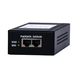 Inyector Super Hi-PoE / 56 Vcd / 60 Watts / Para Domos HIKVISION PTZ / IP (-AE / DE) / Soporta 802.3 af / at