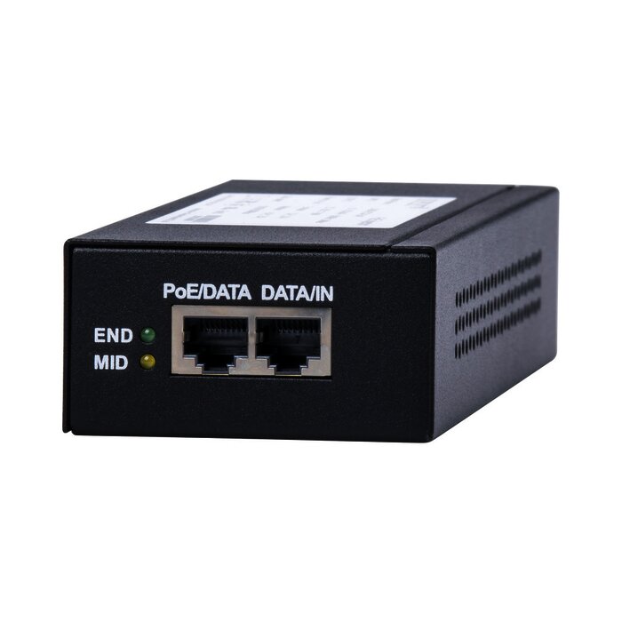 Inyector Super Hi-PoE / 56 Vcd / 60 Watts / Para Domos HIKVISION PTZ / IP (-AE / DE) / Soporta 802.3 af / at