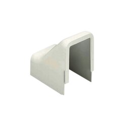 Conexión para techo falso/entrada, para uso con canaleta LD10, material ABS, Color Blanco Mate