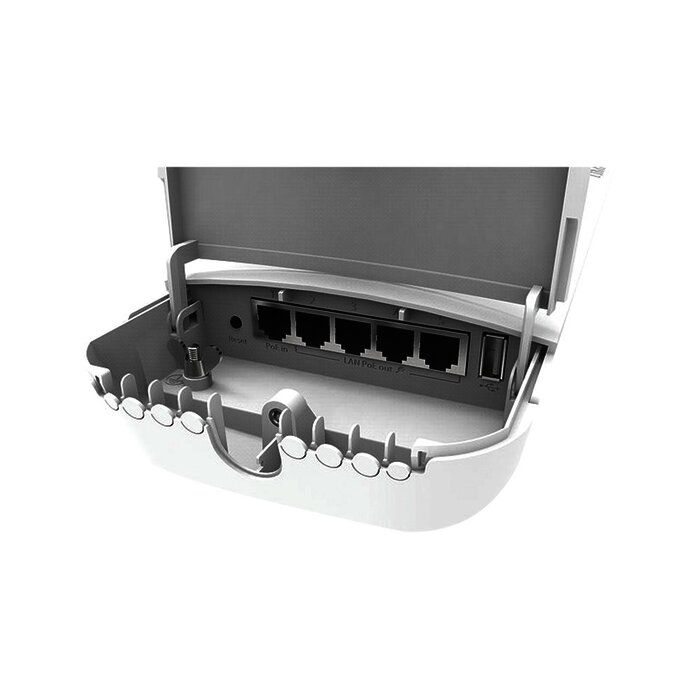 (OmniTIK 5 PoE ac) Punto de Acceso Omnidireccional en 5GHz 802.11a/n/ac. "Ahora con 4 Puertos con Salida PoE af/at"