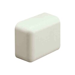 Tapa Final, para uso con canaleta LD10, material ABS, Color Blanco Mate