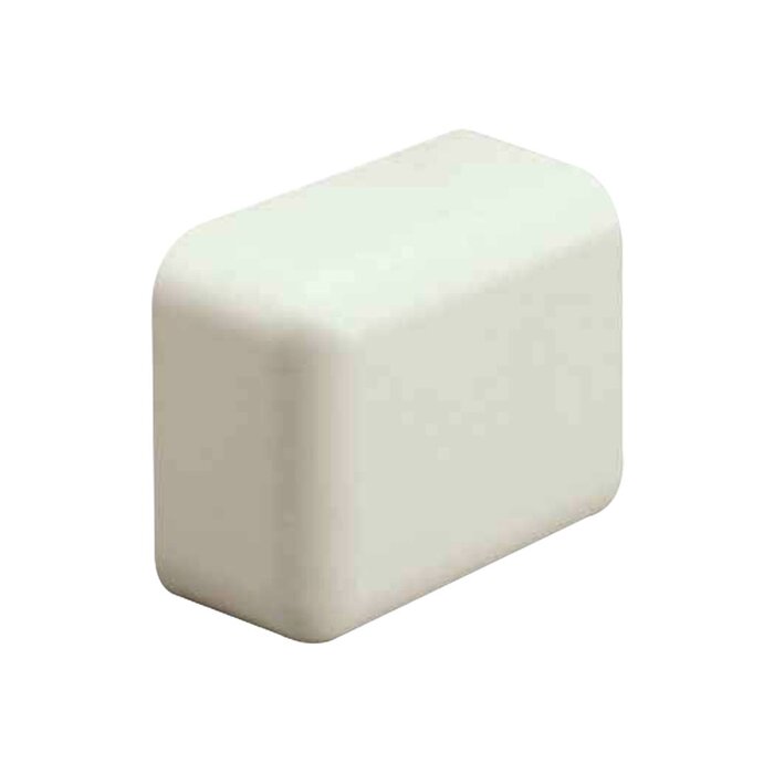 Tapa Final, para uso con canaleta LD10, material ABS, Color Blanco Mate