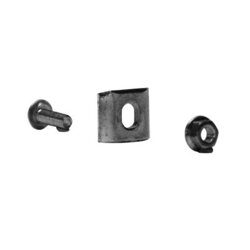 Kit 3 para unir tramos de charolas, con acabado Electro Zinc