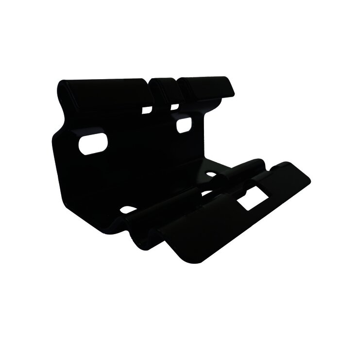Mini clip automático con baño de pintura epóxica en color NEGRO, para unir tramos de charola