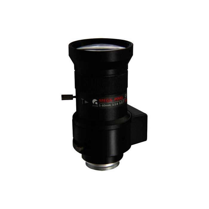 Lente Varifocal 5 a 60 mm / 2MP / Iris Automático / Día/Noche / Formato 1/2.7