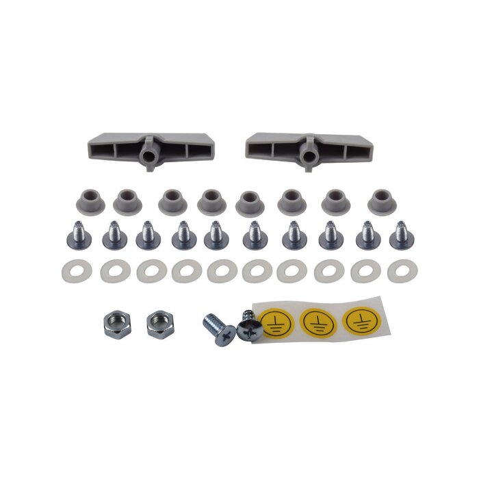 Gabinete de Acero IP66 Uso en Intemperie (600 x 600 x 300 mm) con Placa Trasera Interior y Compuerta Inferior Atornillable (Incluye Chapa y Llave).