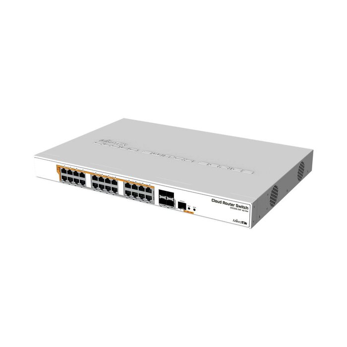 Cloud Router Switch Administrable L3, 24 puertos GIGABIT c/PoE Pasivo Y 802.3AF/AT