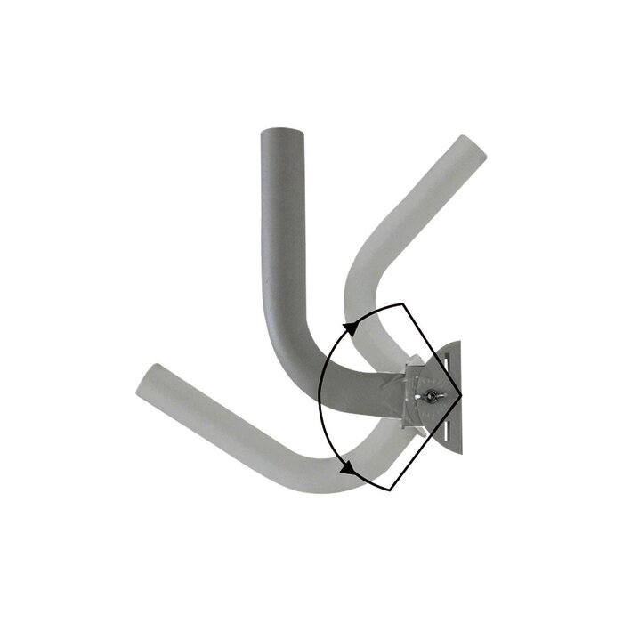 Montaje universal flexible para instalación en poste o pared, compatible con equipos Ubiquiti, Mimosa, Cambium y Altai