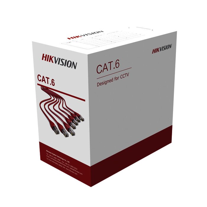 Bobina de Cables UTP 305 mts / Cat6 / CCA / 24 AWG / PVC / Uso en Interior