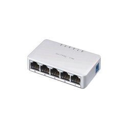 Switch no administrable para escritorio de 5 puertos 10/100 Mbps