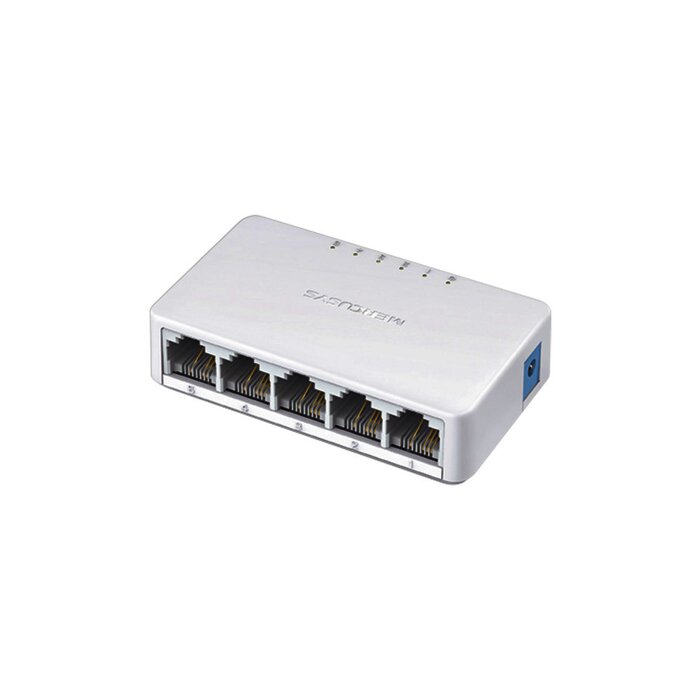 Switch no administrable para escritorio de 5 puertos 10/100 Mbps