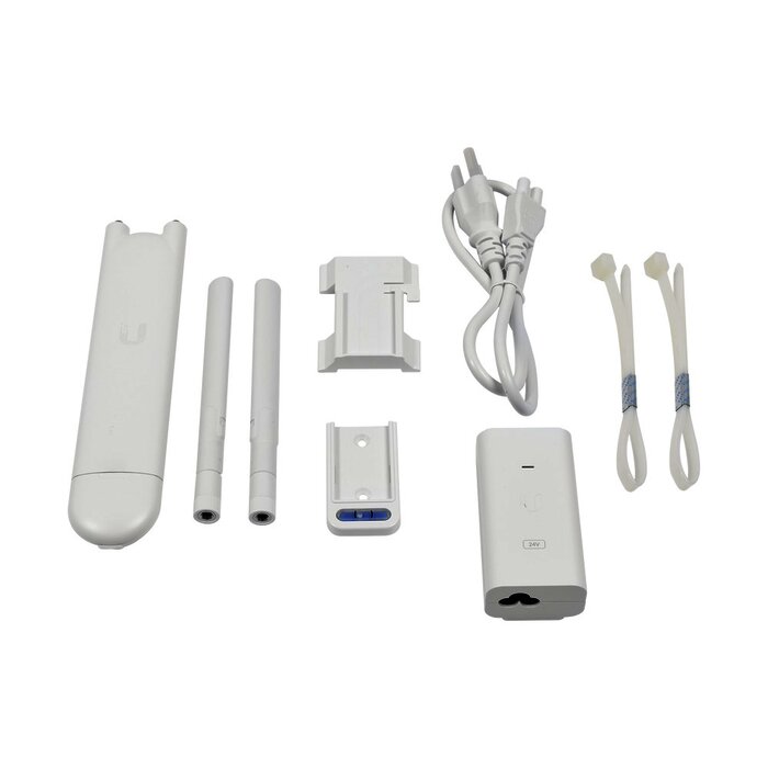 Access Point UniFi MESH para exterior 802.11ac doble banda 2.4/5 GHz, MIMO 2x2, antenas desmontables, hasta 1167 Mbps