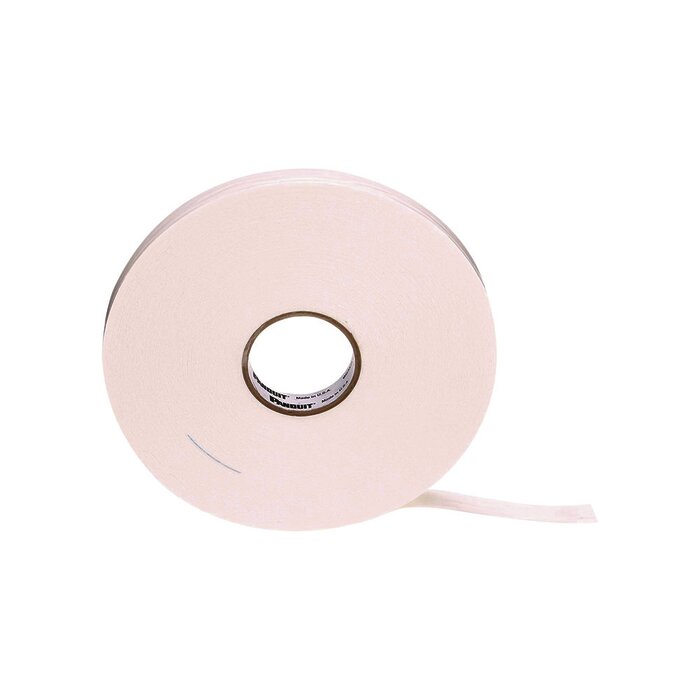 Cinta Doble Cara, con Adhesivo Acrílico, 12.7mm de Ancho, Rollo de 6.4m, Color Blanco