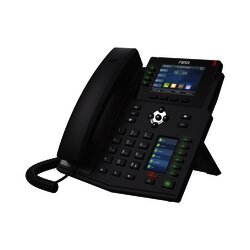 Teléfono IP Empresarial con Estándares Europeos, 16 lineas SIP con pantalla LCD a color, 30 teclas DSS/BLF, puertos Gigabit, IPv6, Opus y conferencia de 3 vías, PoE/DC (incluye fuente).