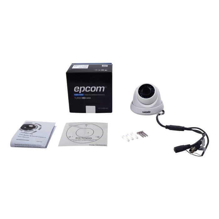 Turret TURBOHD 720p / Gran Cobertura / Lente 3.6 mm / IR Inteligente 20 mts / Interior