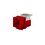 Módulo Jack Keystone Cat5e sin Herramienta (toolless) para faceplate - Color Rojo