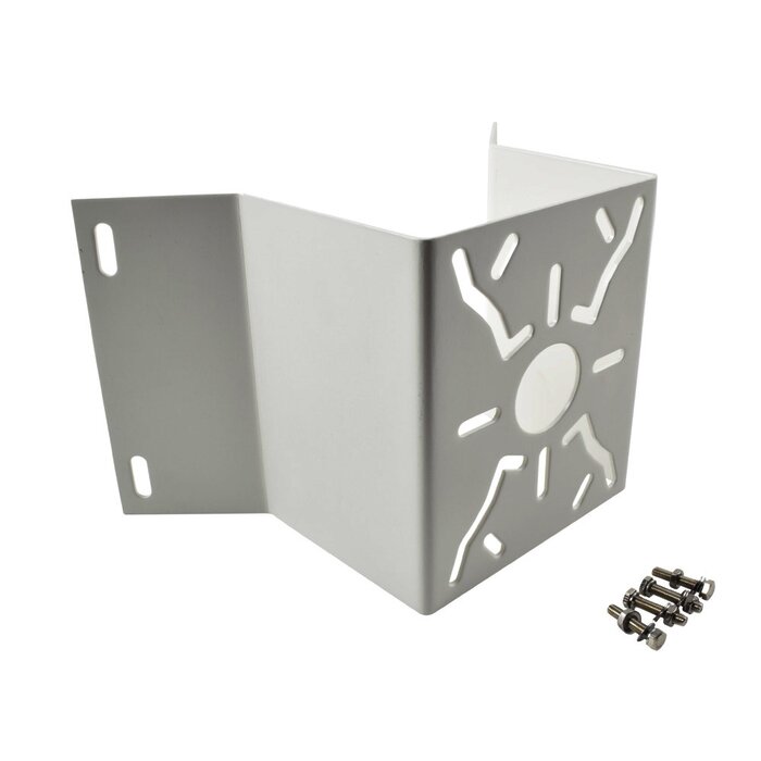 Montaje para instalación de cámaras en esquina