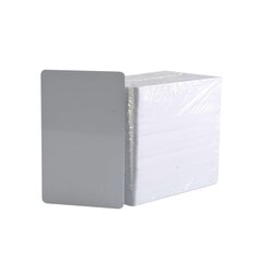 Paquete de 100 Tarjetas Adhesivas Imprimibles por un sólo lado / Para pegar sobre tarjetas no imprimibles /CR80