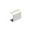 Unión recta, para uso con canaleta LD5, material ABS, Color Blanco Mate