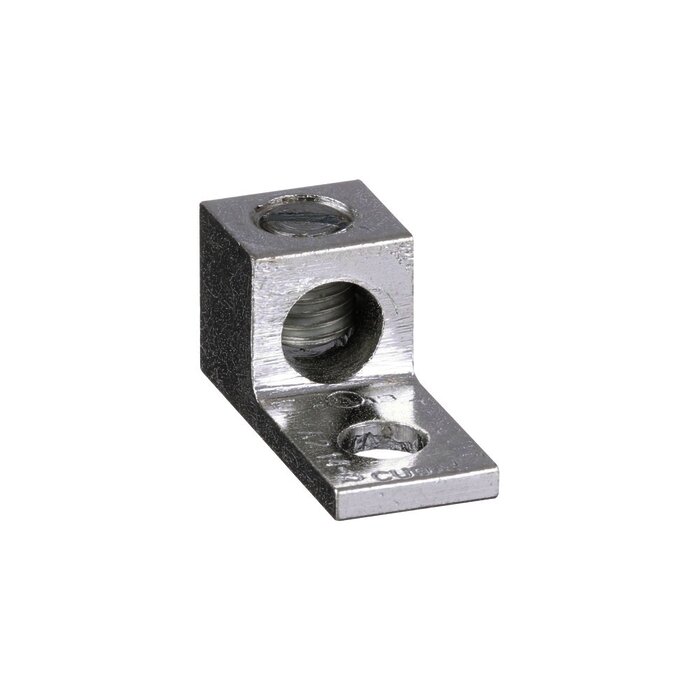 Conector Mecánico de Barril, Aluminio, de un solo Orificio, para Cable de 14 a 2 AWG