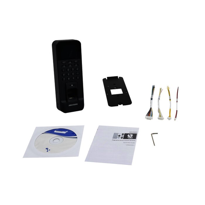 Biométrico WiFi Compatible con APP Hik-Connect (P2P) / Lectura de Huella y Tarjetas EM / TCP/IP / 150,000 Eventos / Relevador para Chapa