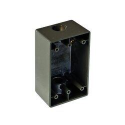Caja Condulet FS de 1/2" ( 12.7 mm) con dos bocas a prueba de intemperie.