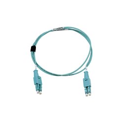Jumper de Fibra Óptica BladePatch LC-LC Duplex, LS0H, Multimodo 50/125 OM3, OFNR, Color Aqua, 1 Metro