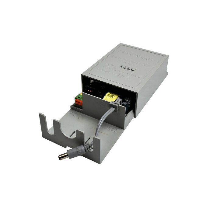 Fuente de poder para exterior 12 Vcd @ 2A, 1 salida; Voltaje de entrada de 100-240 Vca