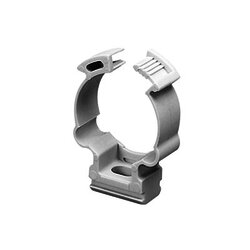 Soporte de collar (Abrazadera), PVC Auto-extinguible, cerrado para tubería de 16 mm (5/8")