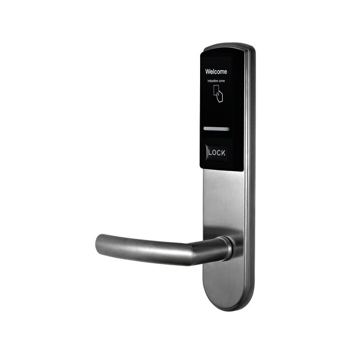 Cerradura IZQUIERDA para hoteles con lectura de tarjetas MIFARE