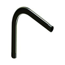 Codo de 90° de 1 1/4" (32mm) pared gruesa con rosca galvanizado etiqueta amarilla