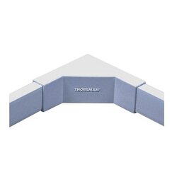 Esquinero interior color blanco de PVC auto extinguible, para canaleta TMK1720 (5220-02001)