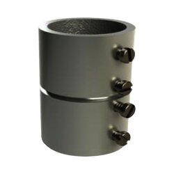 Cople 1/2" (13mm) Pared Delgada Con Tornillo (Tipo Americano) Galvanizado, Etiqueta Verde.