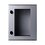 Gabinete de Poliéster IP66 Puerta Transparente, Uso en Intemperie (400 x 500 x 200 mm) con Placa Trasera Interior (Incluye Chapa y Llave).