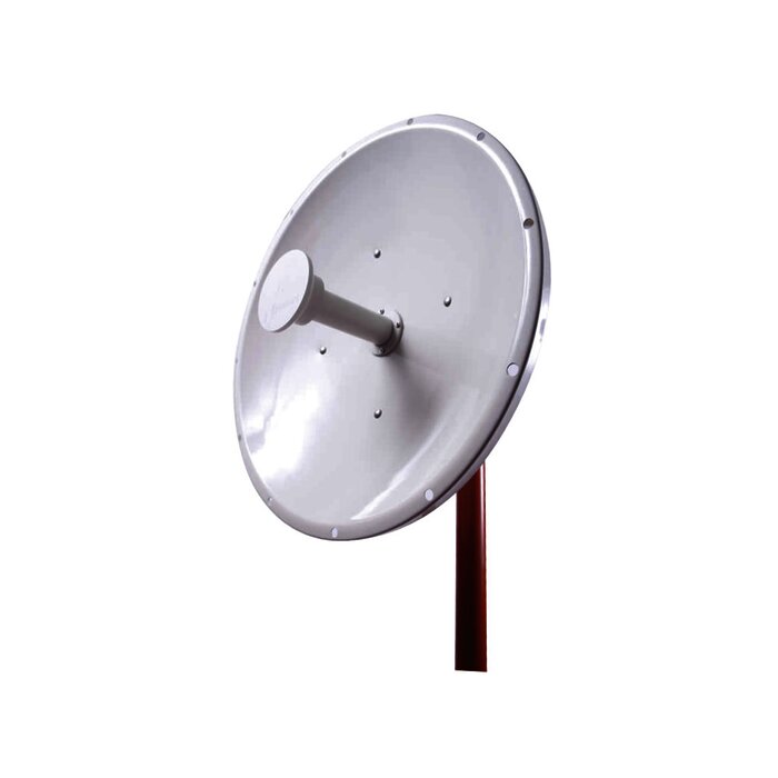 Antena Direccional de 2 ft, 4.9-6.2 GHz, Ganancia 30 dBi con SLANT de 45 ° y 90 °, Conectores N-hembra, montaje incluido.