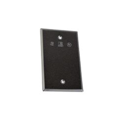 Tapa ciega de aluminio para Condulet tipo RR a prueba de intemperie.