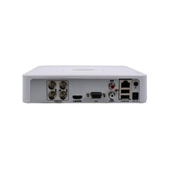 DVR 1080p Lite Pentahibrido / 4 Canales TURBOHD + 1 Canal IP / 1 Bahía de Disco Duro / H.264+ / 1 Canal de Audio / Salida Full HD