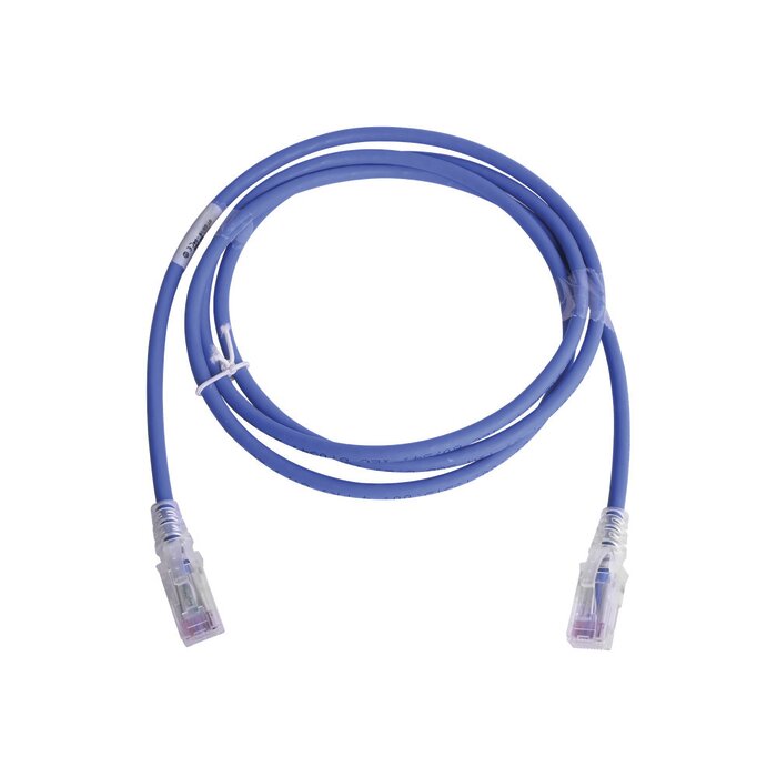 Patch Cord MC6 Modular Cat6 UTP, CM/LS0H, 5ft, Color Azul, Versión Bulk (Sin Empaque Individual)