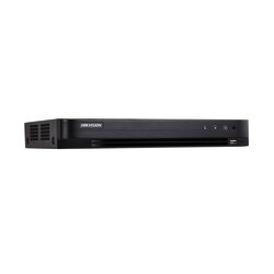 DVR 8 Megapixel / 4 Canales TURBOHD + 4 Canales IP / 1 Bahía de Disco Duro / 4 Canales de Audio / Audio por coaxitron / 4 Entradas de alarma / Vídeoanálisis