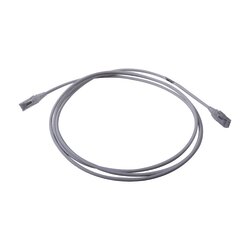 Patch Cord MC6 Modular Cat6 UTP, CM/LS0H, 7ft, Color Blanco, Diámetro Reducido (28AWG)