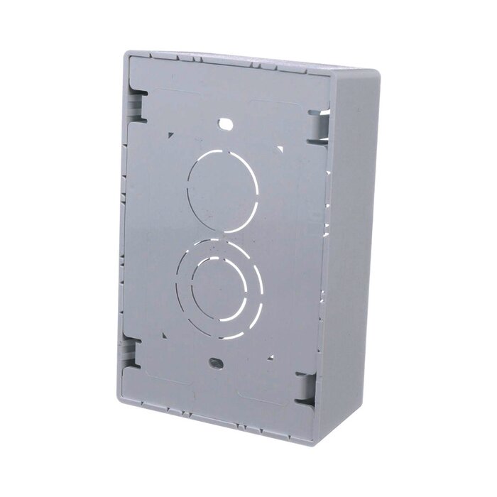 Caja de Pared Superficial, uso Universal con Placas de Pared, Con Cinta Adhesiva, Color Blanco