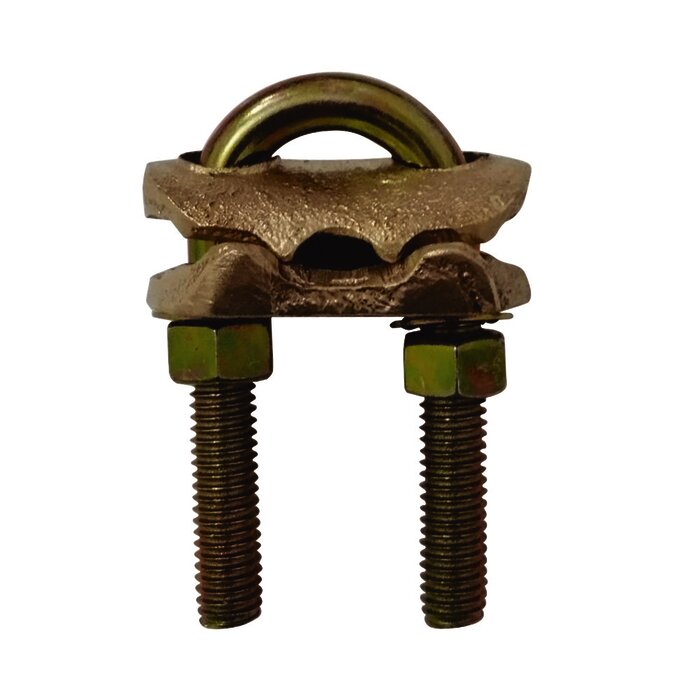 Conector Tipo Perro para Varilla 5/8" a Cable Calibre 4 a 2/0 AWG