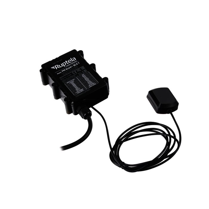 Localizador vehicular 3G con protección IP67 y antena satelital externa