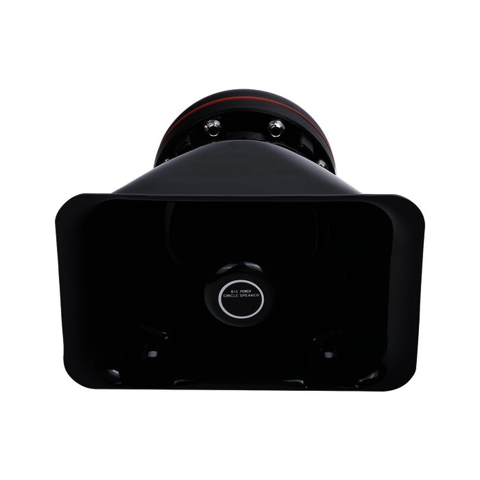 Bocina de uso Rudo, de 100 W, Alto Rendimiento y Base en Aluminio, 8 Ohms de Impedancia