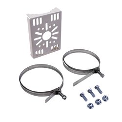 Montaje universal de acero para instalación de cámaras en poste