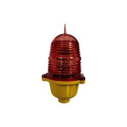 Lámpara de Obstrucción Led Color Rojo (110 Vca de Entrada) / Luz fija
