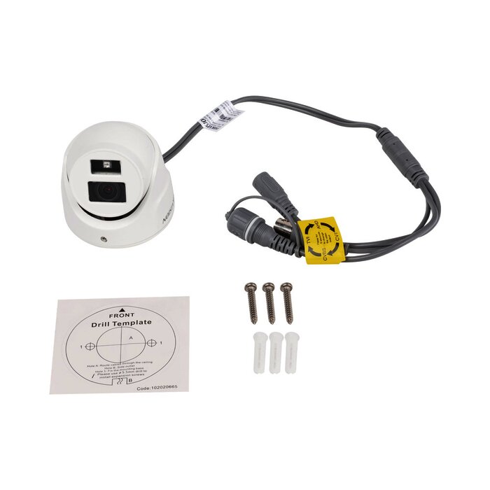 Ultra Mini Turret TURBO 1080p / Gran Angular / Lente 2.8 mm / 20 mts IR EXIR / Exterior IP67 / 4 Tecnologías (TVI / AHD / CVBS) / dWDR