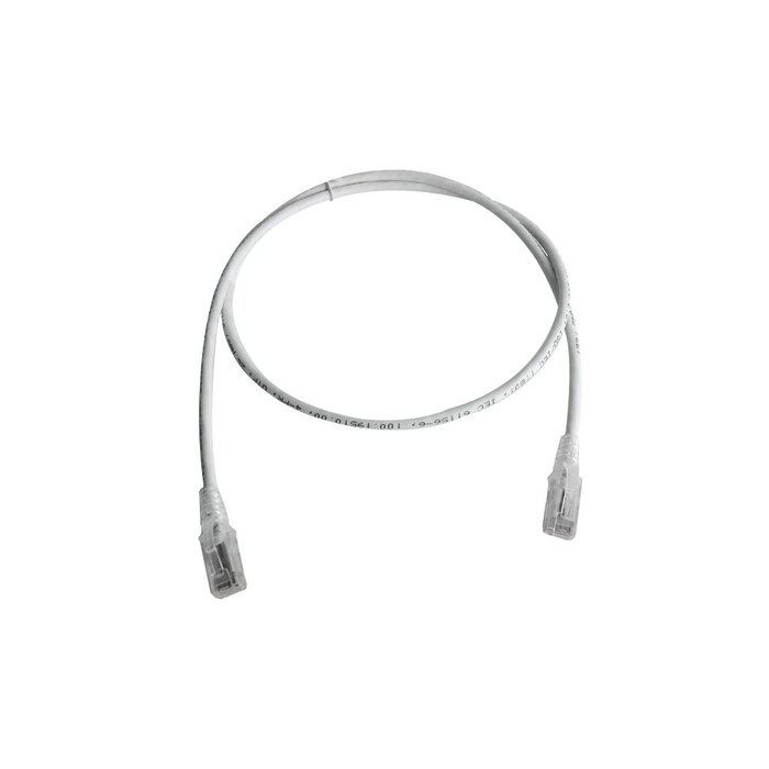Patch Cord MC6 Modular Cat6 UTP, CM/LS0H, 3ft, Color Blanco